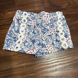Lilly Pulitzer Blue and Pink Print Shorts